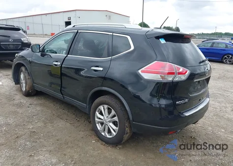 2016 Nissan Rogue Sv из США, поврежденный, VIN KNMAT2MT9GP686066